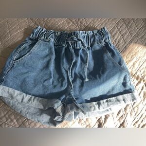 SHEIN Dark Wash Jean Shorts